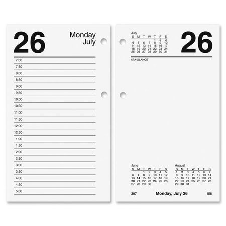AT-A-GLANCE At A Glance AAGE717R50 Recycled Calendar Refill - White AAGE717R50